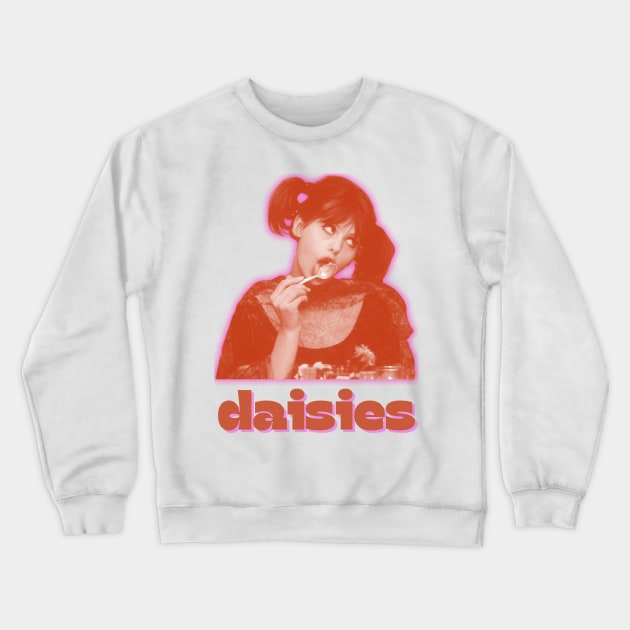 Daisies Crewneck Sweatshirt by whippoorwillwares